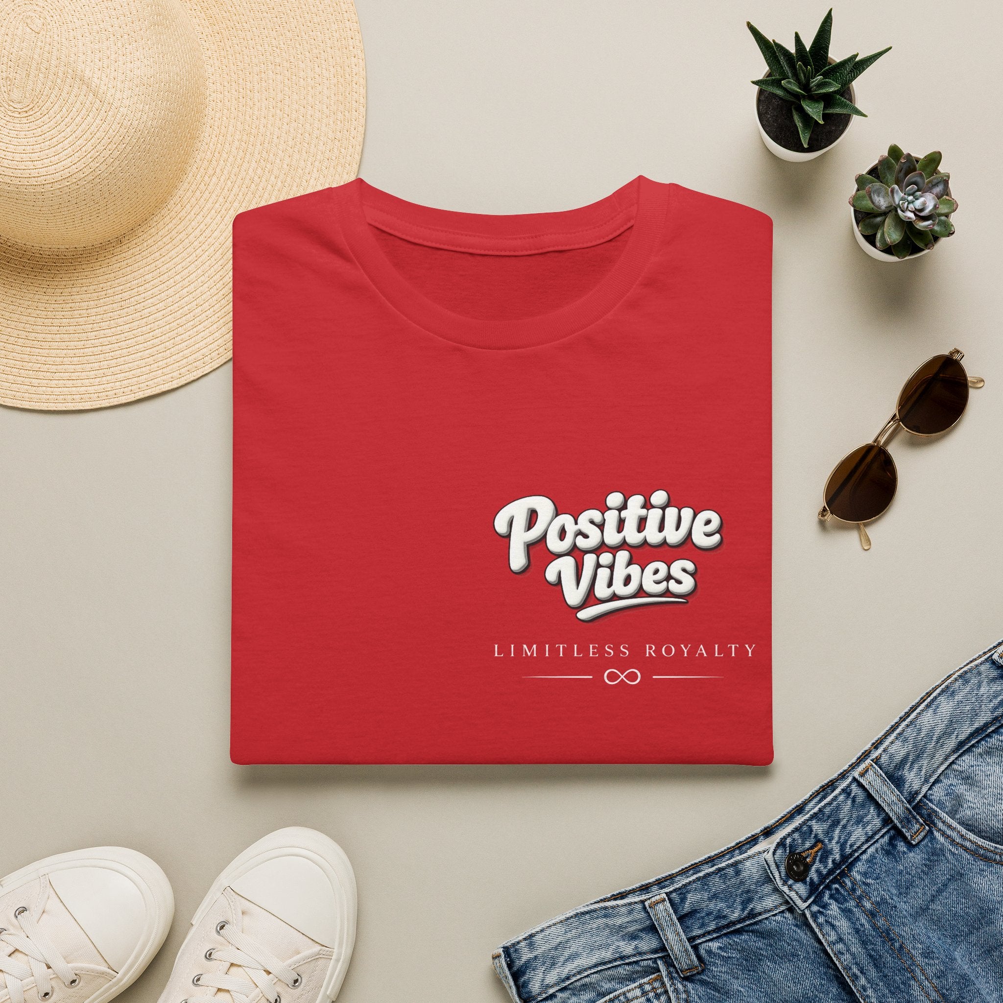 Positive Vibes Premium Graphic T-Shirt | Limitless Royalty