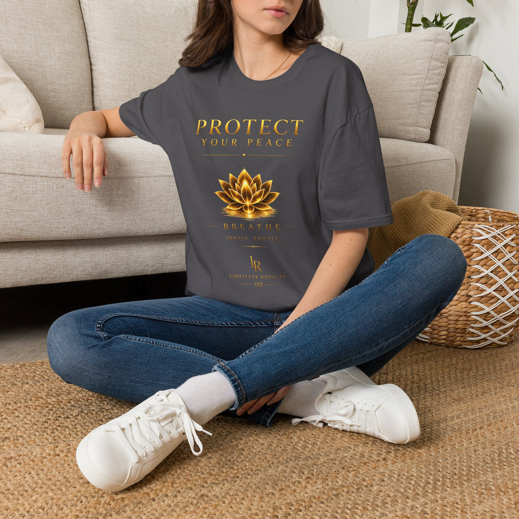 Mental health T-shirt "Protect your peace"