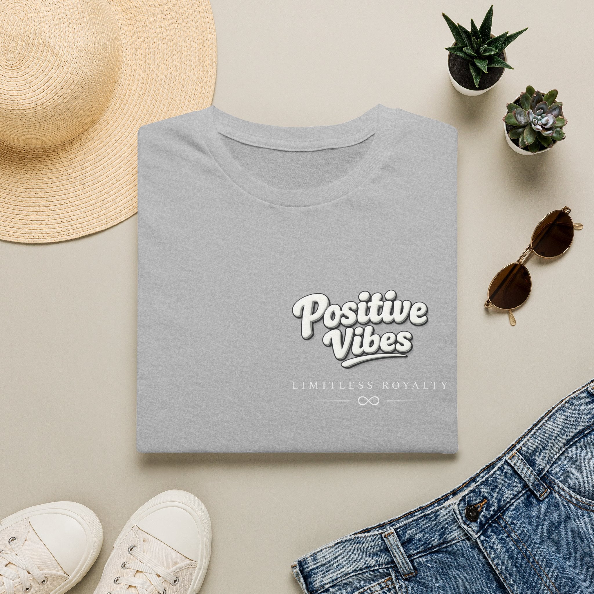 Positive Vibes Premium Graphic T-Shirt | Limitless Royalty