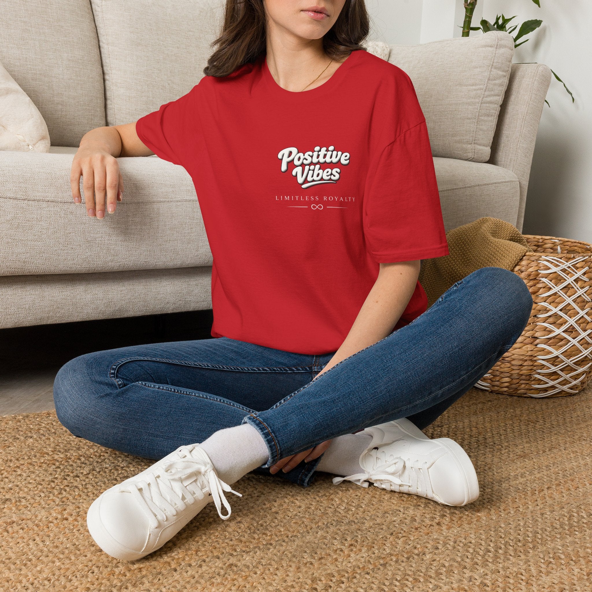 Positive Vibes Premium Graphic T-Shirt | Limitless Royalty