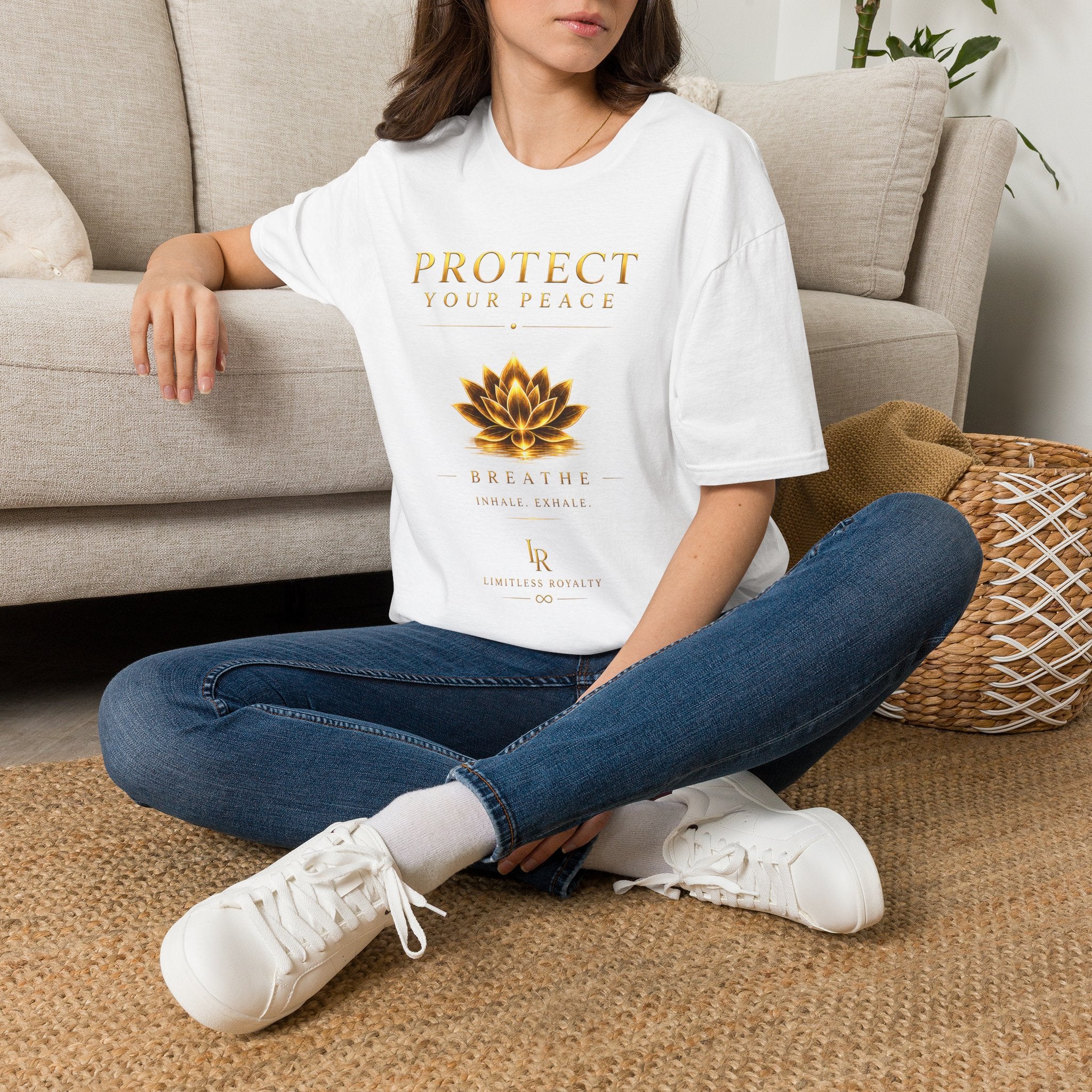Mental health T-shirt "Protect your peace"