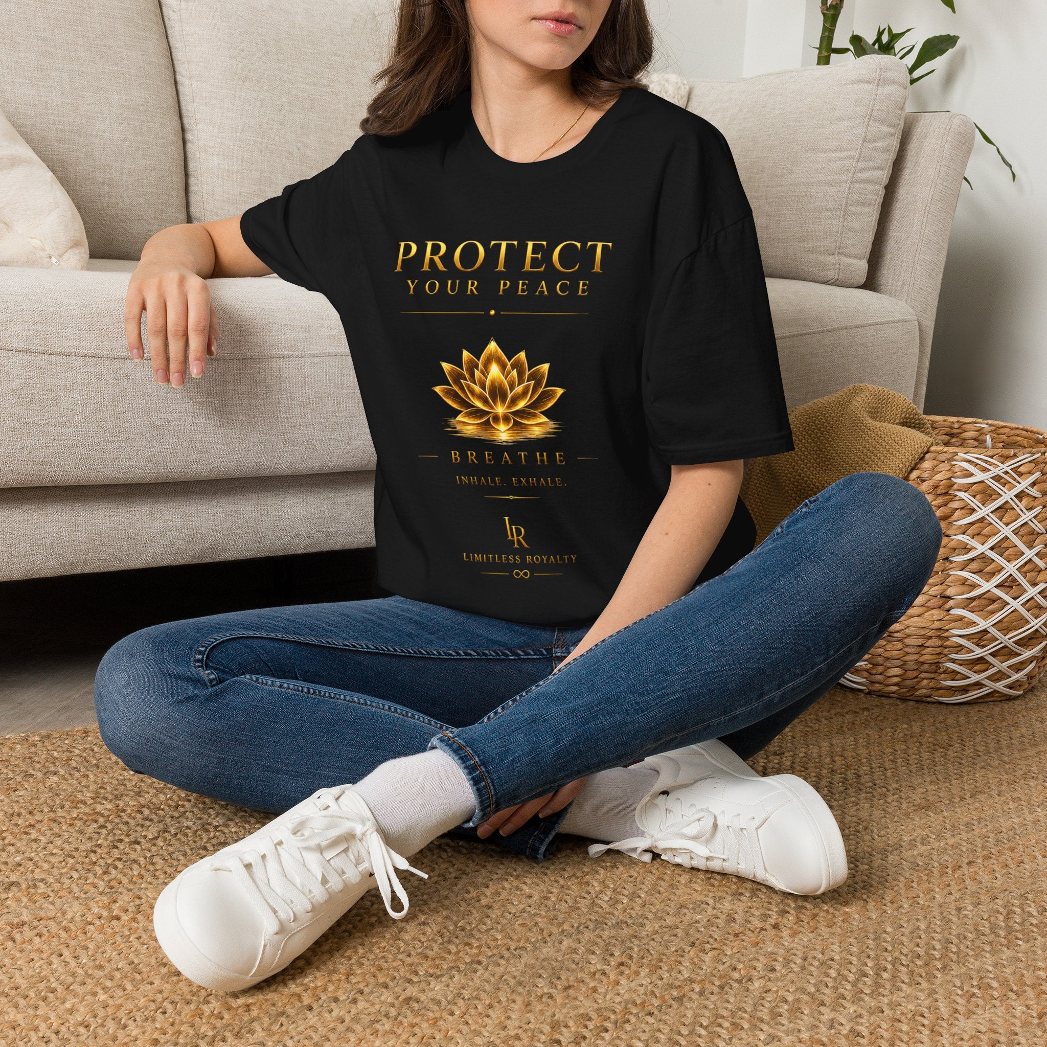 Mental health T-shirt "Protect your peace"