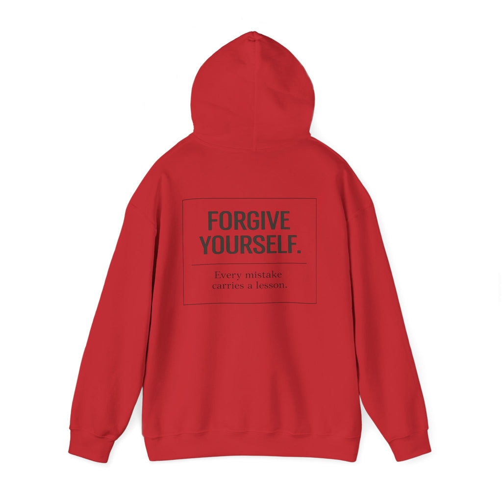 Forgive Yourself Hoodie — Minimal Mental Health Motivational Sweatshirt
