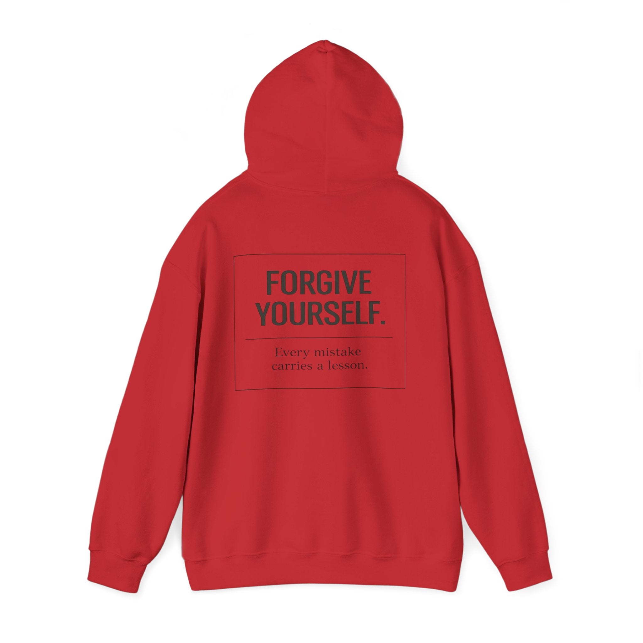 Forgive Yourself Hoodie — Minimal Mental Health Motivational Sweatshirt