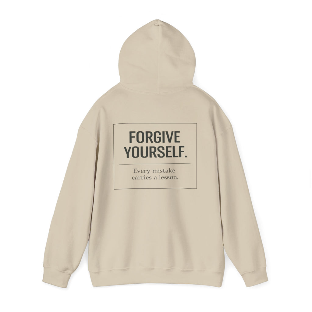 Forgive Yourself Hoodie — Minimal Mental Health Motivational Sweatshirt