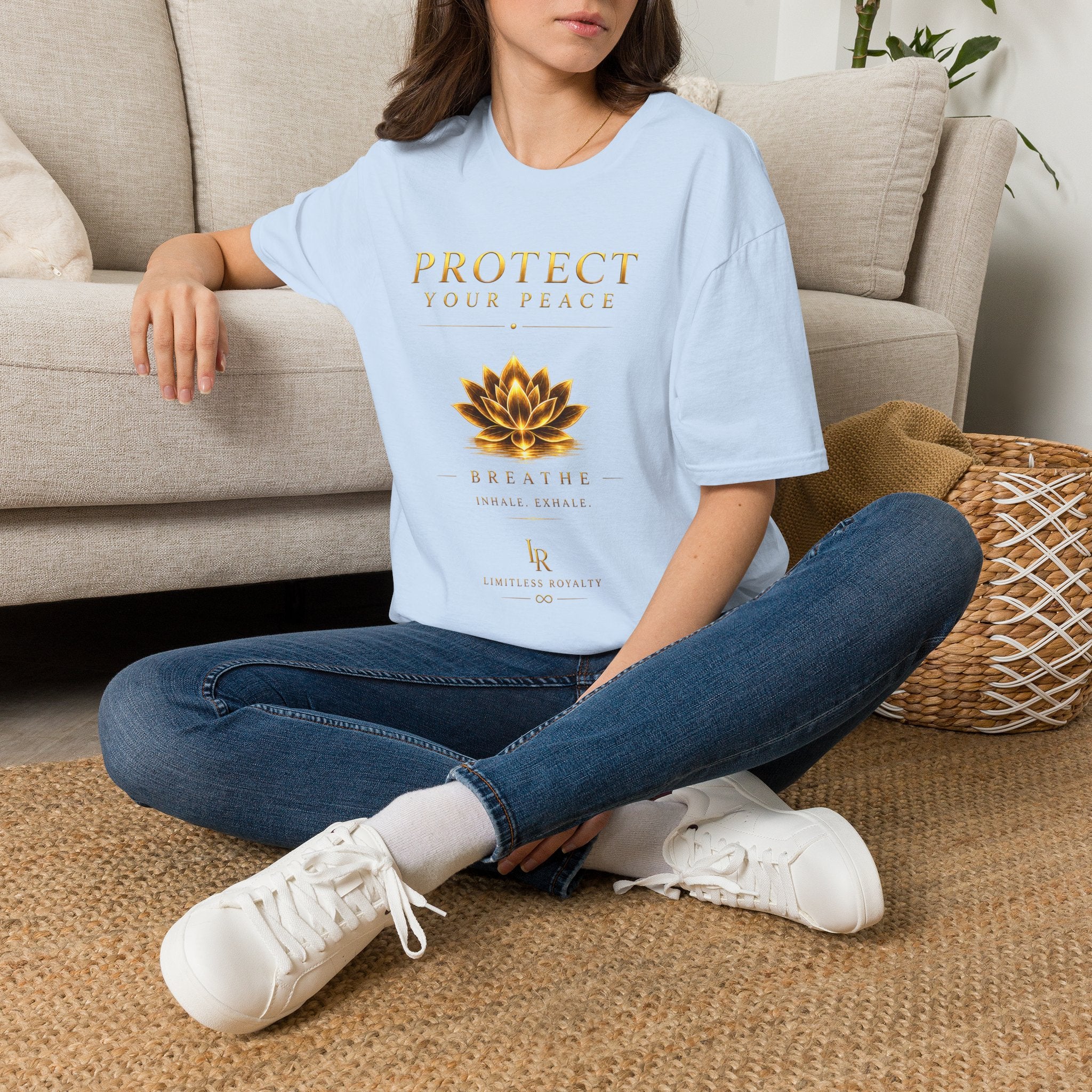 Mental health T-shirt "Protect your peace"