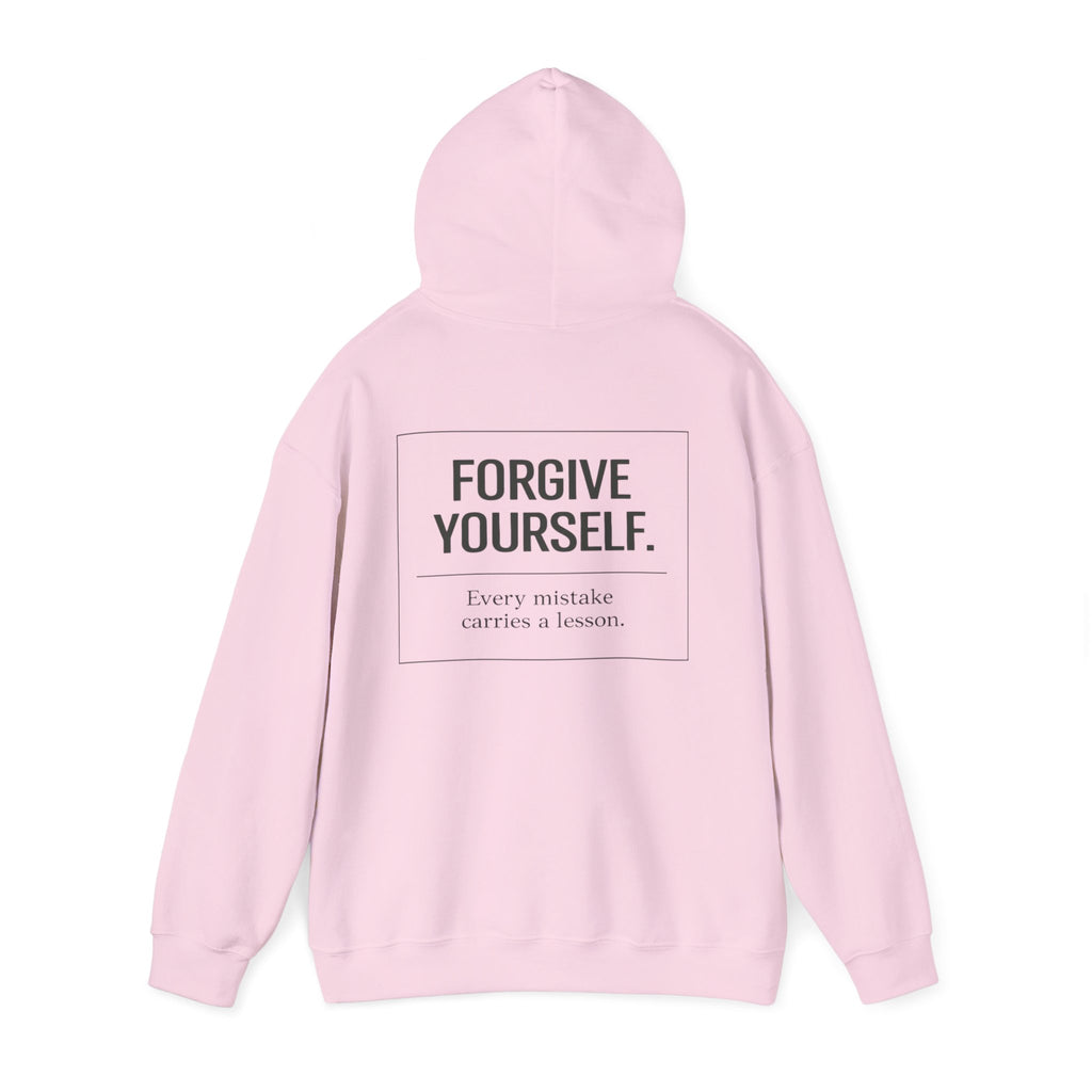 Forgive Yourself Hoodie — Minimal Mental Health Motivational Sweatshirt