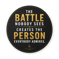 Inspirational Quote Round Sticker