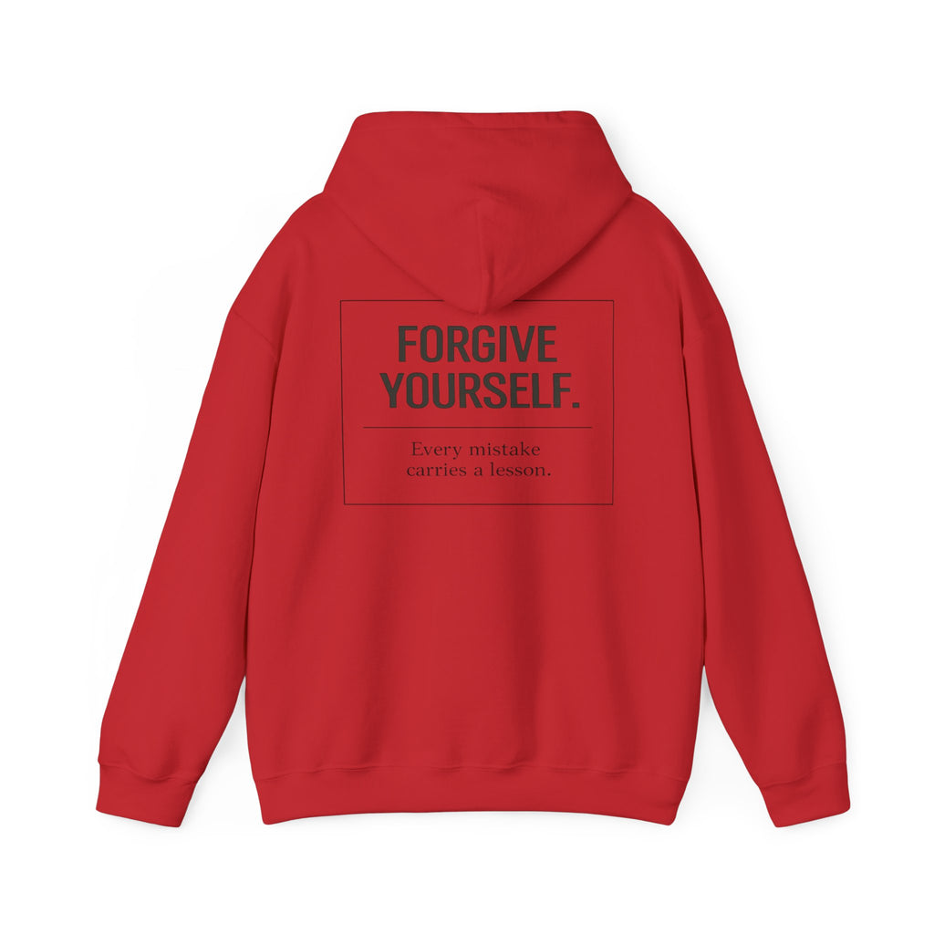 Forgive Yourself Hoodie — Minimal Mental Health Motivational Sweatshirt