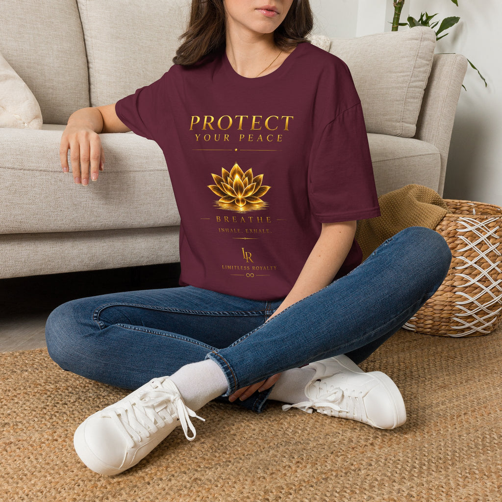 Mental health T-shirt "Protect your peace"